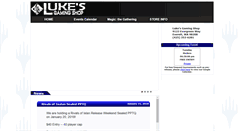 Desktop Screenshot of lukesgamingshop.com